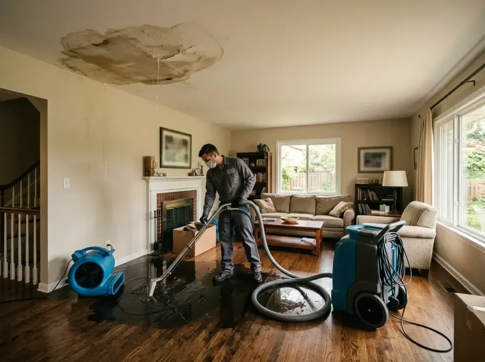 attic-pipe-burst-ceiling-drip-008 — frequently asked questions, Water Damage Restoration & Carpet Care in Moss Bluff, LA